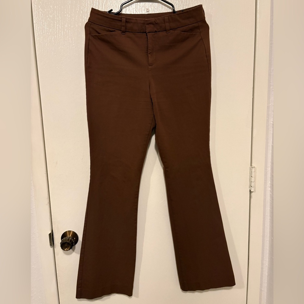 Old Navy Brown Pixie Flare Pants